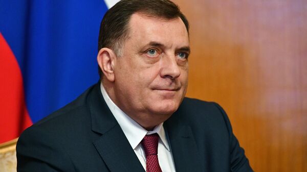 Встреча главы МИД РФ С. Лаврова с президентом Республики Сербской Боснии и Герцеговины М. Додиком