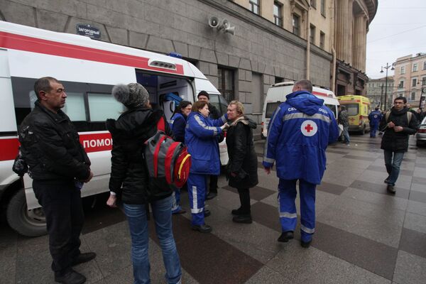 Взрыв в метро в Санкт-Петербурге