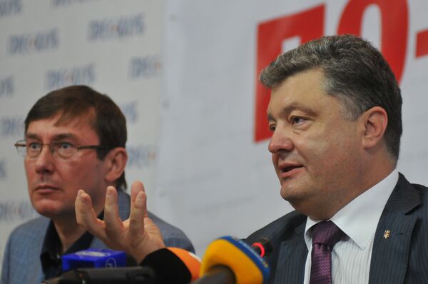 Пресс-конференция Петра Порошенко во Львове