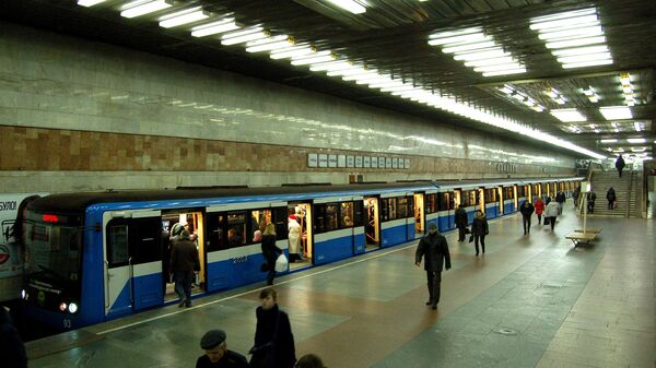 метро киев поезд станция поздняки