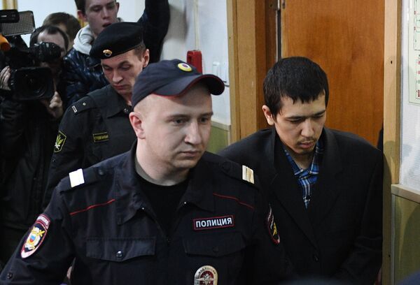 Рассмотрение ходатайства следствия об аресте А.Азимова в Басманном суде