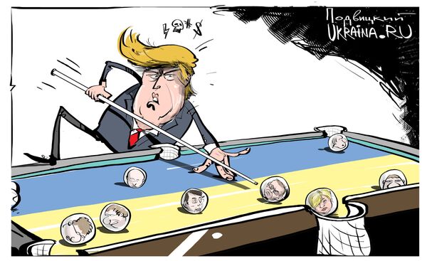 Карикатура Трамп