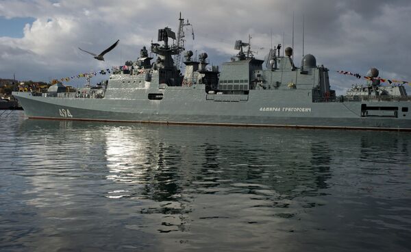 Празднование 320-й годовщины ВМФ в Севастополе
