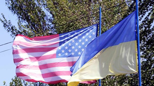 Флаги Украина США