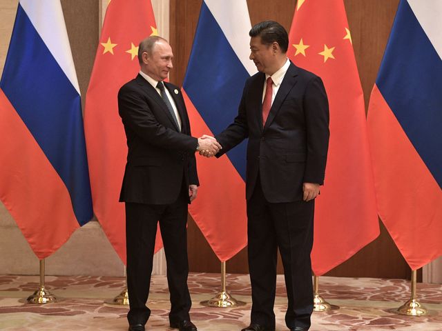 © РИА Новости . Алексей Никольский / Рабочая поездка президента РФ В. Путина в Китай Сергей Караганов: Неплохо, если после разгрома киевского режима РФ и КНР сблизятся с остатками Украины