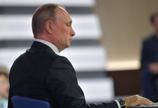 Прямая линия с президентом РФ В. Путиным
