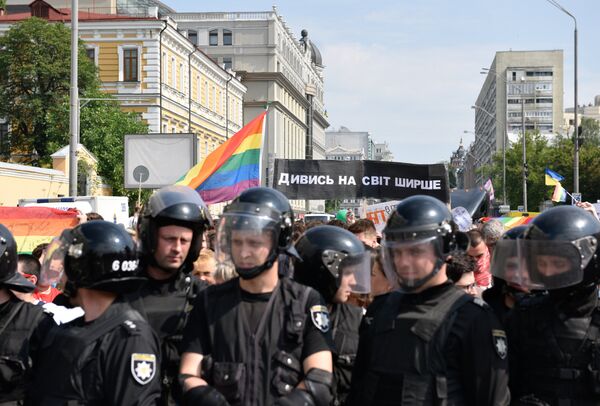 Марш равенства ЛГБТ-сообщества в Киеве