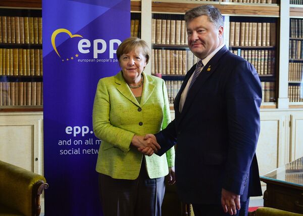 Порошенко Меркель в Брюсселе саммит ес