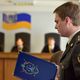 Заседание Оболонского суда Киева по делу бывшего президента Украины В. Януковича