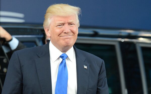 Президент США Дональд Трамп встретился с лидерами ЕС в Брюсселе