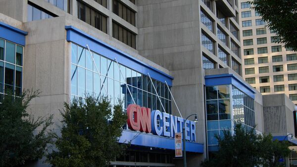 Офис CNN Center в Атланте в штате Джорджия