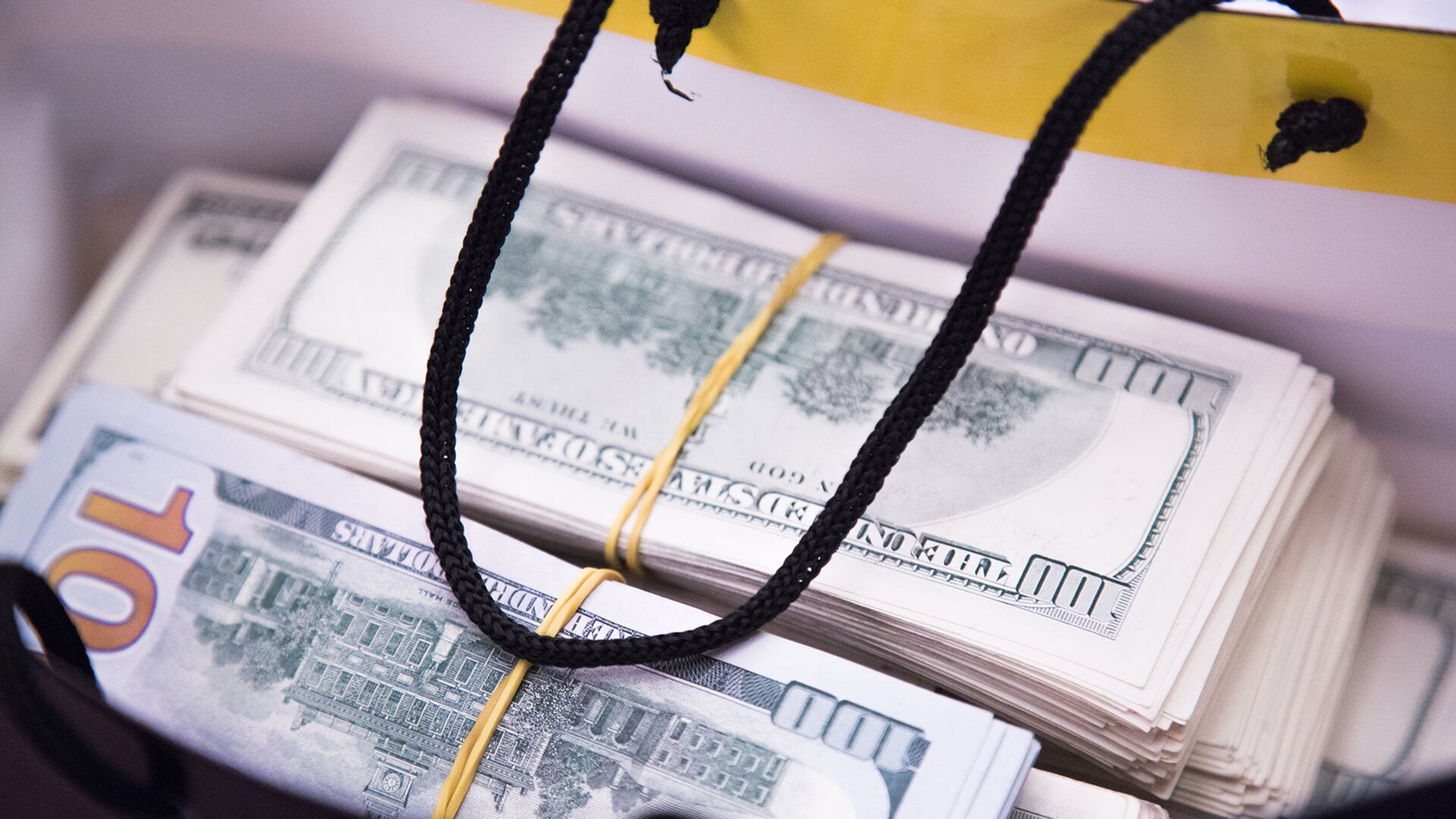 взятка доллары сумка - РИА Новости, 1920, 19.06.2021