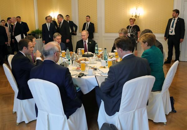 Президент РФ В. Путин принимает участие в саммите Группы двадцати в Гамбурге