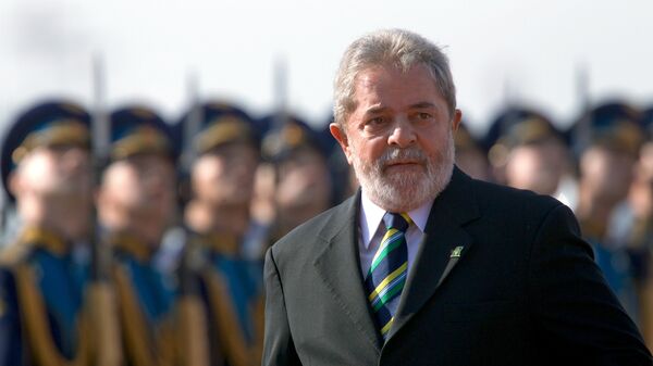 Прилет в Москву президента Бразилии Луиса Игнасиу Лула да Силвы