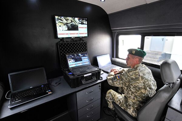 украинская граница пограничник монитор