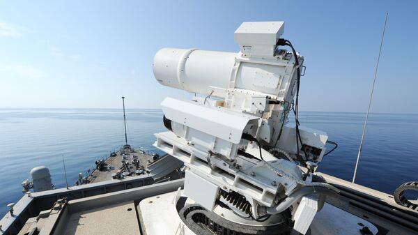 ВМС США лазер LaWS Laser Weapons System