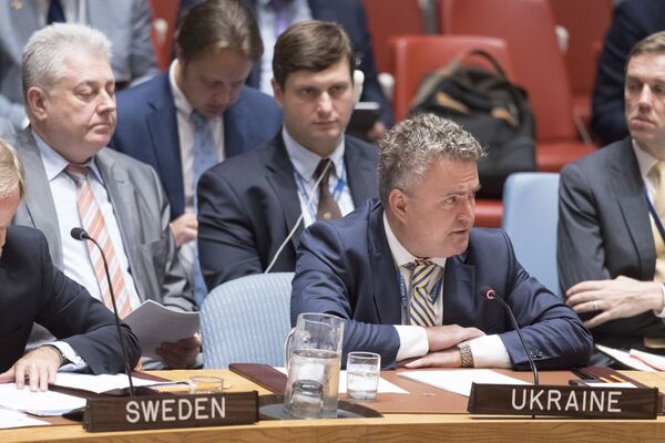 Заместитель министра иностранных дел Украины Сергей Кислица ООН