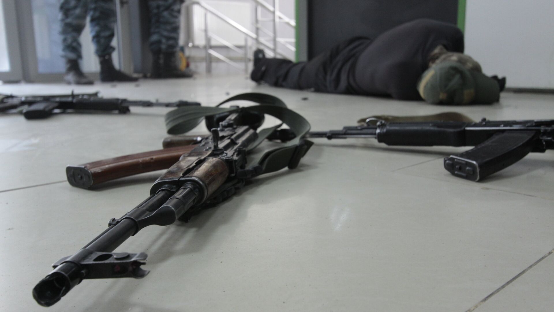 Учения по противодействию террористической угрозе в Луганске Учения по противодействию террористической угрозе в Луганске - РИА Новости, 1920, 20.05.2021