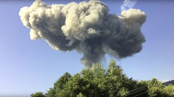 Взрыв в Абхазии 02.08.2017