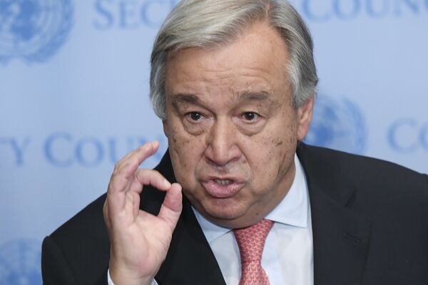 Генеральный секретарь ООН Антониу Гутерреш Secretary-General António Guterres
