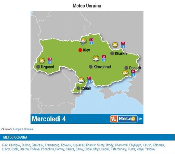 Крым итальянская карта