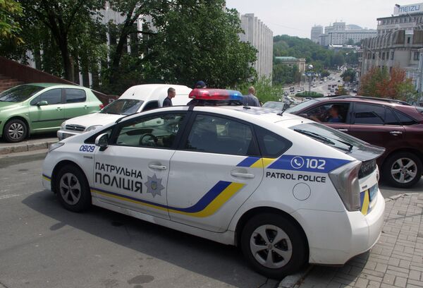 Автомобиль полиции в Киеве