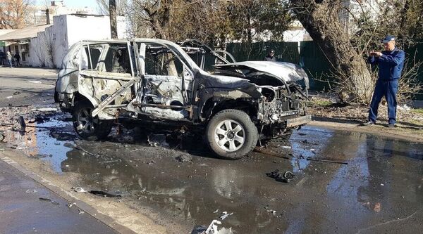 В результате взрыва автомобиля в Мариуполе погиб сотрудник Службы безопасности Украины полковник Александр Хараберюш