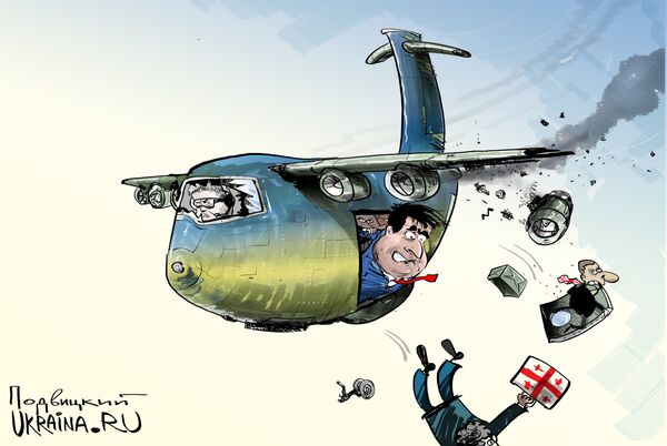 Карикатура Саакашвили теряет соратников