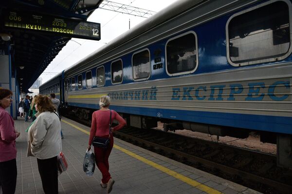 Железнодорожное пассажирское сообщение Украины с Россией
