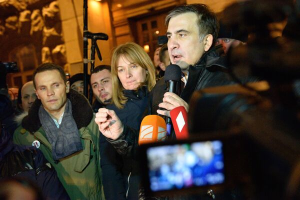 Суд в Киеве отпустил М.Саакашвили на свободу