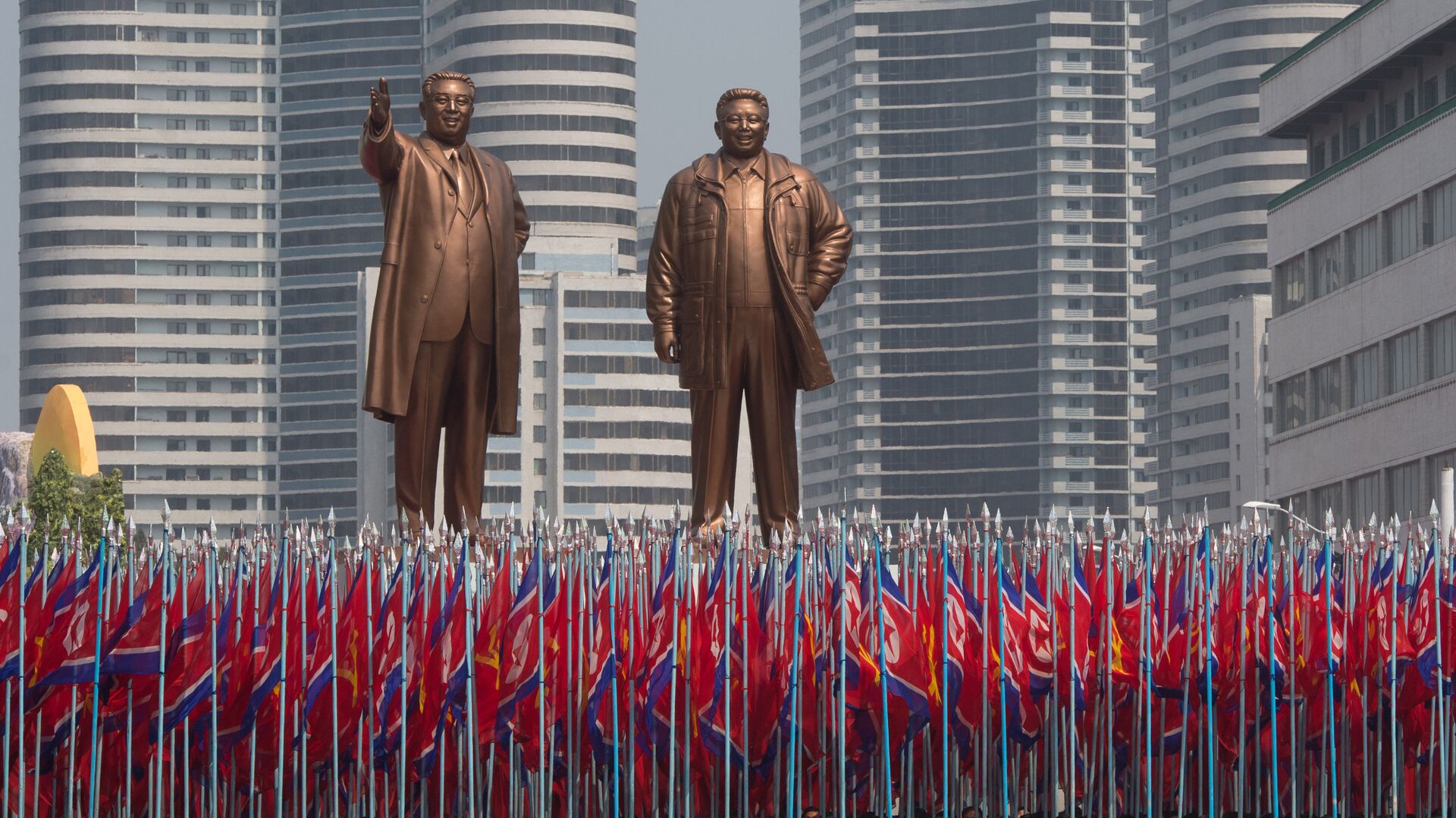 Праздничные мероприятия, посвященные 105-й годовщине со дня рождения Ким Ир Сена, в КНДР - РИА Новости, 1920, 29.07.2022