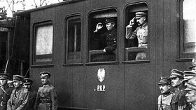 Симон Петлюра и Юзеф Пилсудский