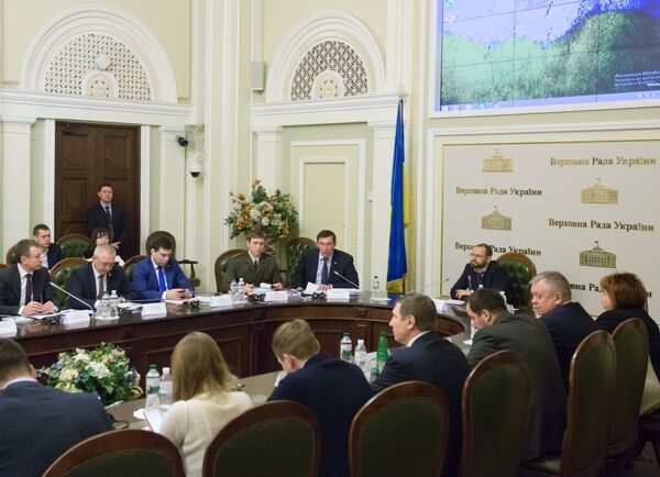 Заседание Регламентного комитета Верховной рады Украины
