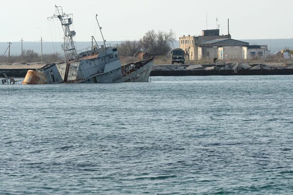 Южная военно-морская база ВМС Украины в поселке Новоозерное