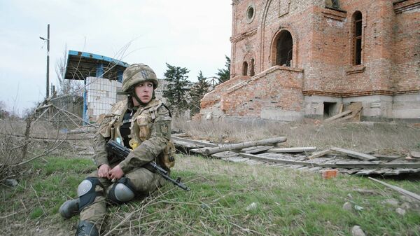 ветеран АТО из батальона «Донбасс» (затем «Донбасс-Украина») Лера Бурлакова