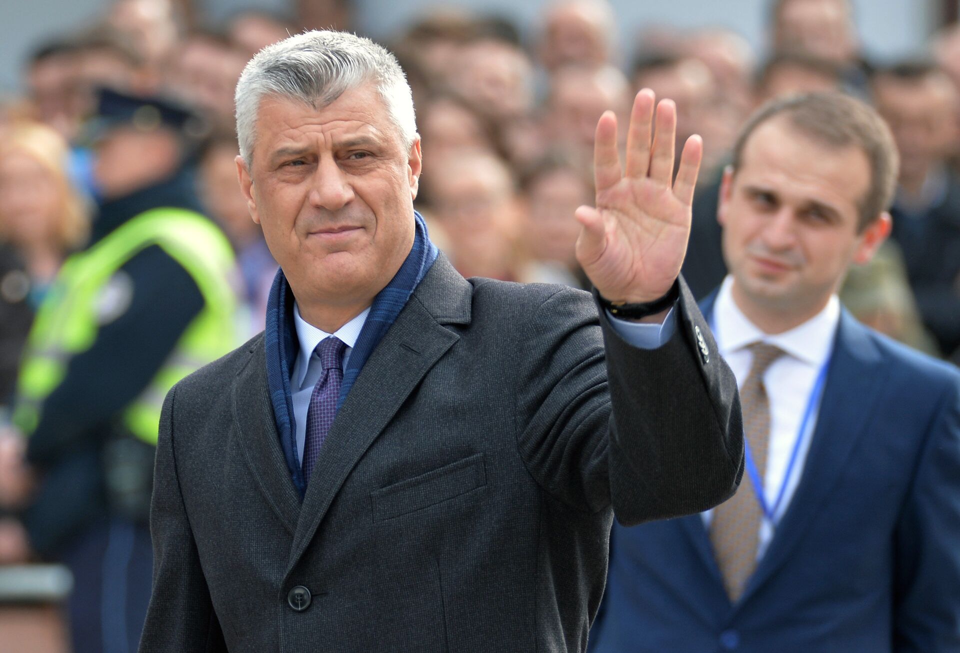 Хашим Тачи на праздновании 10-летия независимости Косово - РИА Новости, 1920, 14.02.2026