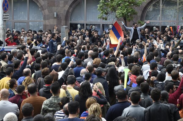 Ситуация в Ереване Армения