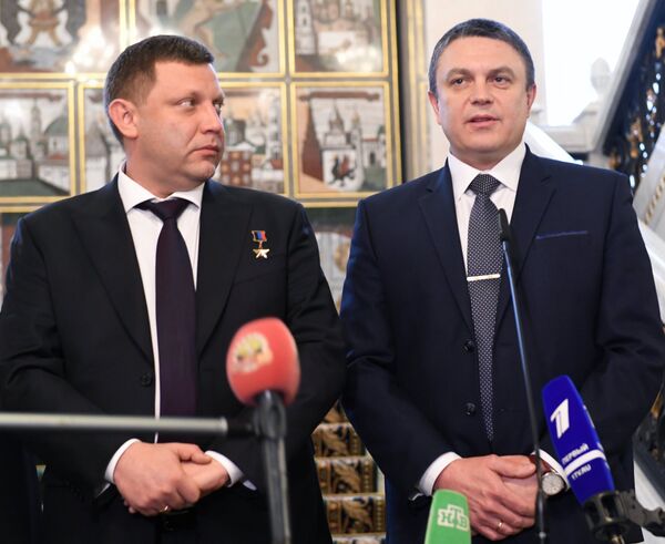 Александр Захарченко и Леонид Пасечник