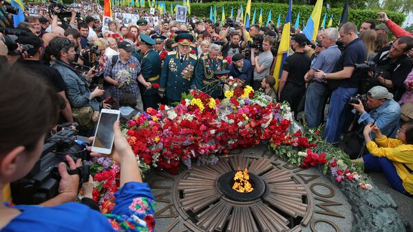 Акция Бессмертный полк на Украине