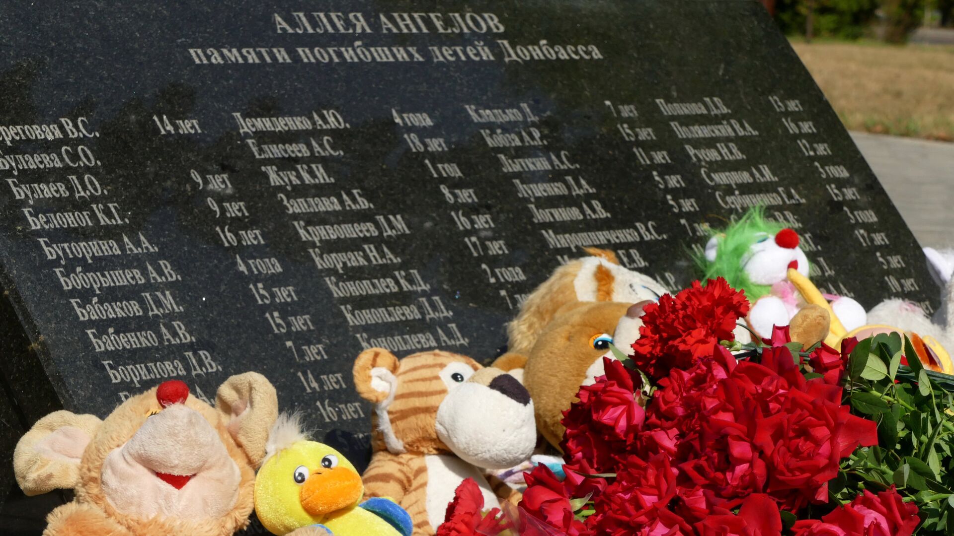 Акция в Донецке в память о детях, погибших в ходе конфликта на юго-востоке Украины - РИА Новости, 1920, 26.10.2023