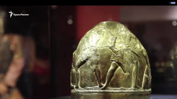 Золотой шлем IV века до нашей эры