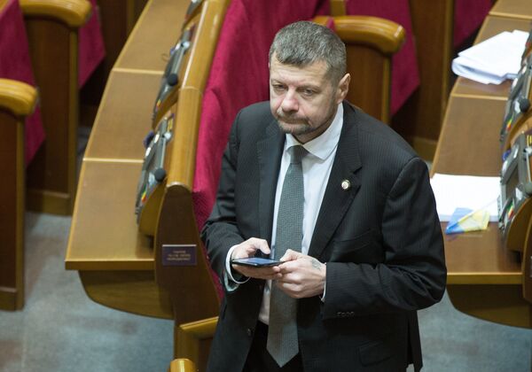 Заседание Верховной рады Украины в Киеве