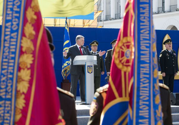 Порошенко день независимости киев полторак флаг
