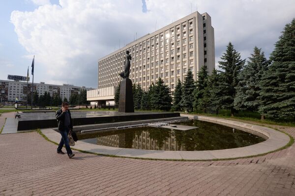 Здание Центральной избирательной комиссии Украины в Киеве