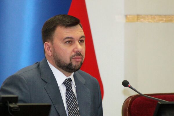 Временно исполняющий обязанности главы ДНР Денис Пушилин