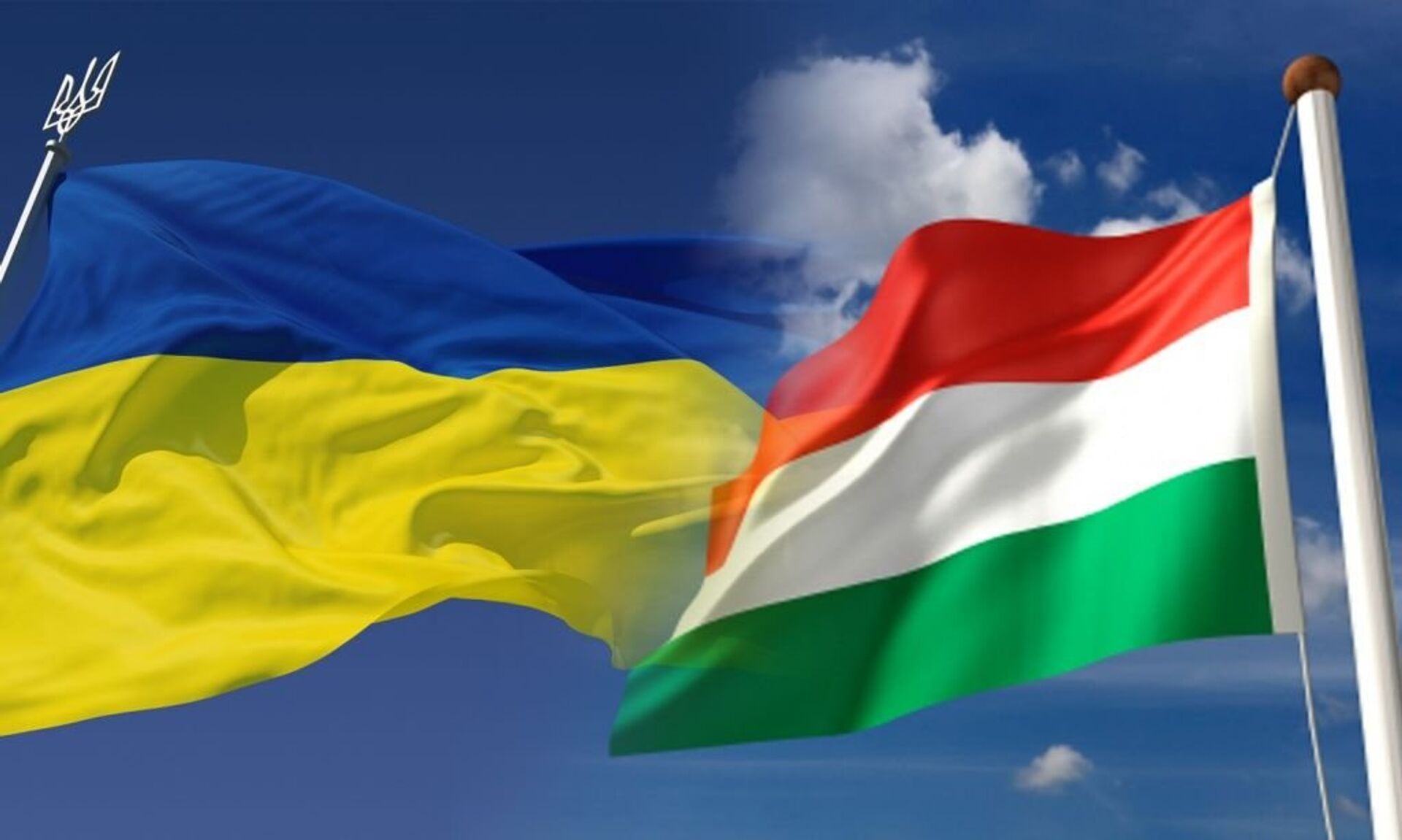 флаг Венгрия Украина - РИА Новости, 1920, 11.05.2025