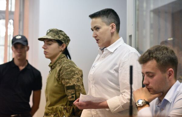 Рассмотрение в киевском суде жалобы на арест Н. Савченко