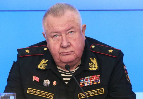 Экс-командующий береговыми ракетно-артиллерийскими войсками ВМФ Российской Федерации, генерал-майор Владимир Романенко Экс-командующий береговыми ракетно-артиллерийскими войсками ВМФ Российской Федерации, генерал-майор Владимир Романенко