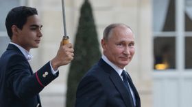 Рабочий визит президента РФ В. Путина во Францию Рабочий визит президента РФ В. Путина во Францию
