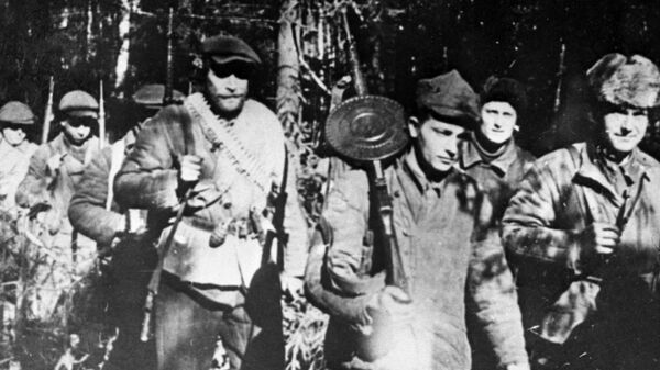 Белорусские партизаны. 1944 год.